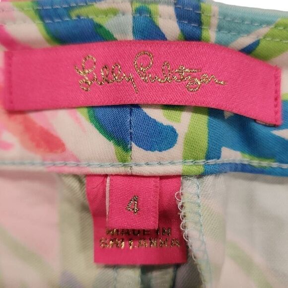 Lilly Pulitzer Kelly High Rise Skinny Ankle Pant Multicolor Totally Blossom Wome - Picture 5 of 16